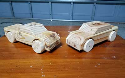 Mason's Wooden Cars
